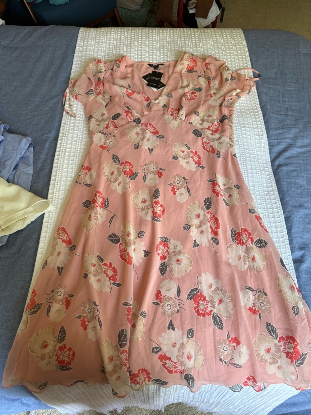 Ralph Lauren Blush Pink Floral Dress